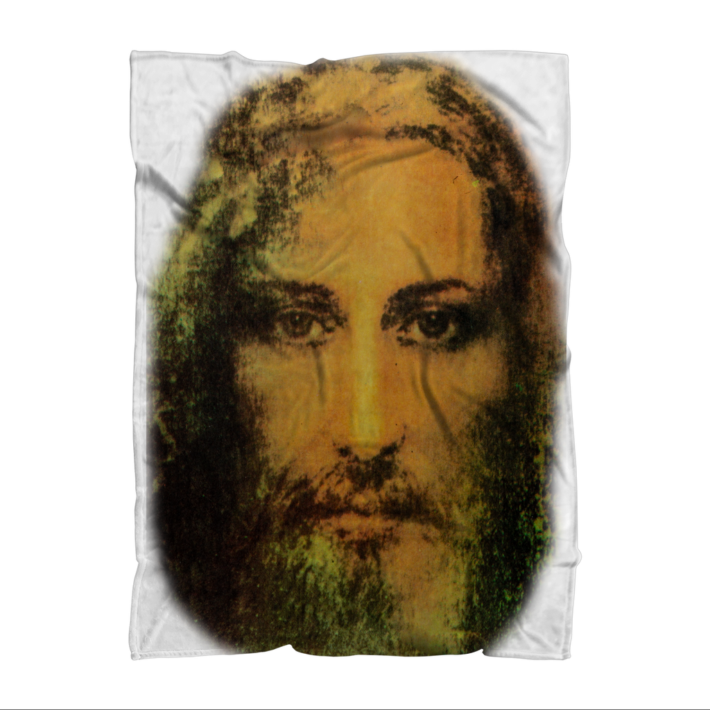 Face of Jesus Throw Blanket
