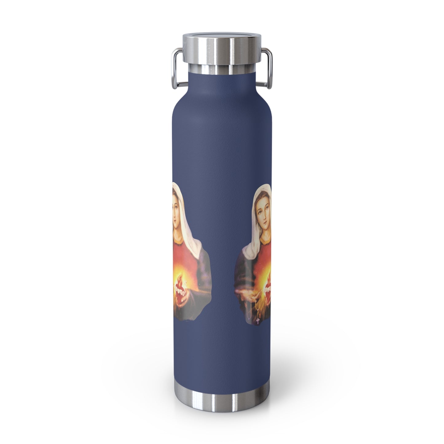 Immaculate Heart of Mary Copper Vacuum Insulated Bottle, 22oz