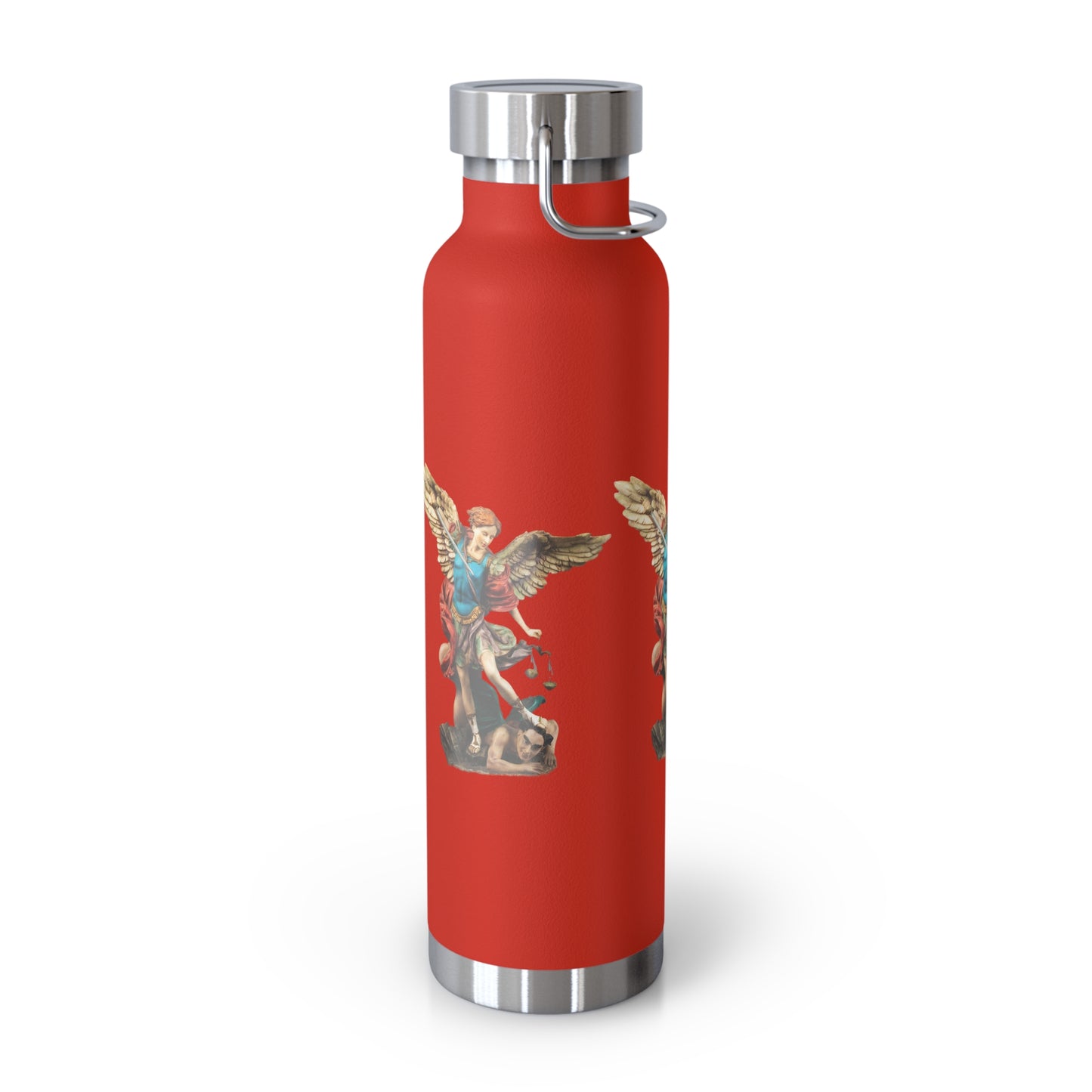 St Michael Archangel (Colour) Copper Vacuum Insulated Bottle, 22oz