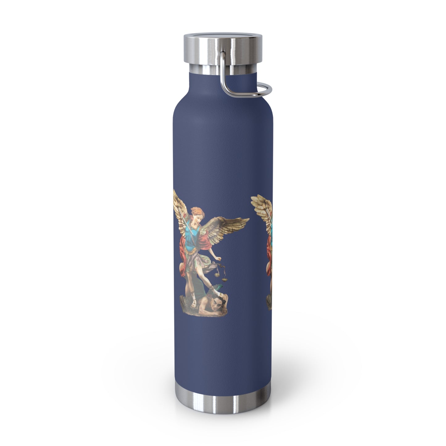 St Michael Archangel (Colour) Copper Vacuum Insulated Bottle, 22oz