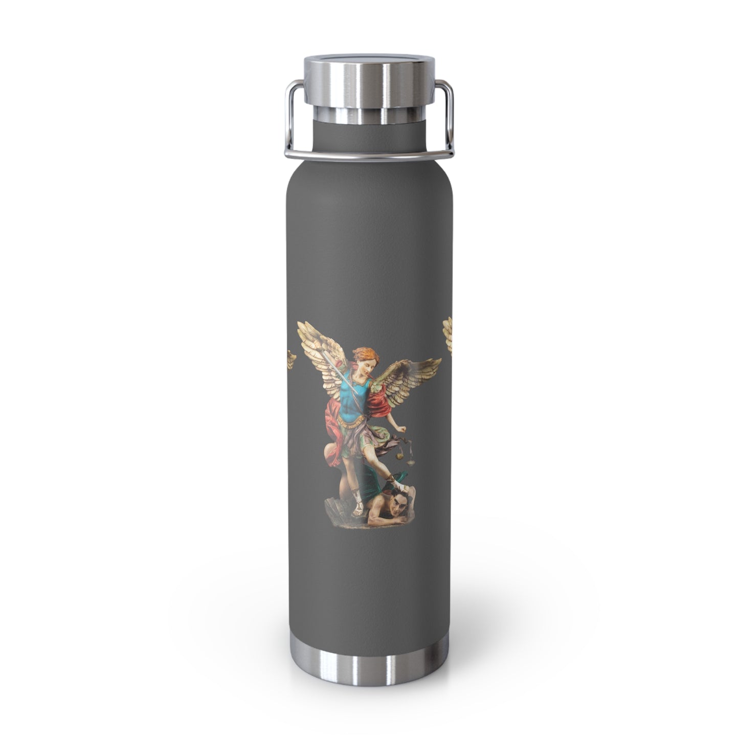 St Michael Archangel (Colour) Copper Vacuum Insulated Bottle, 22oz