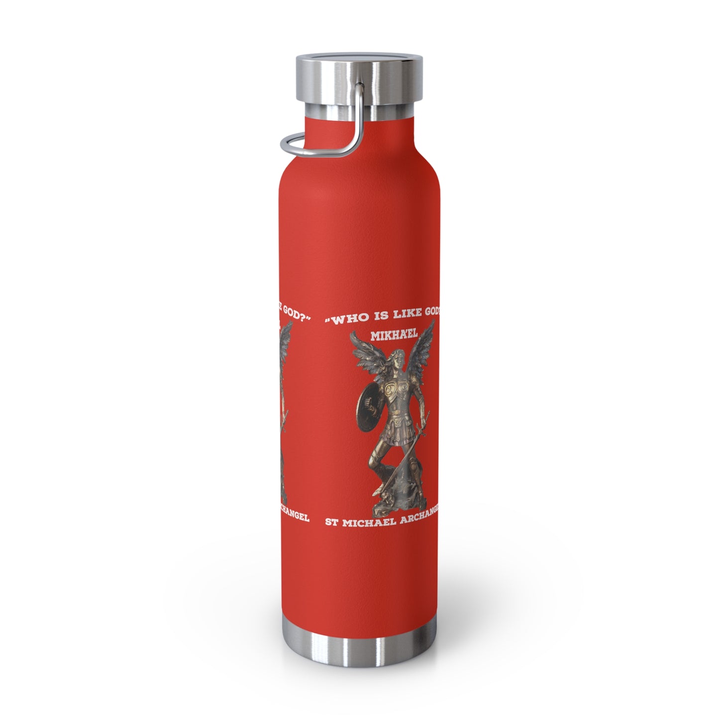 St Michael Archangel Mikhael Copper Vacuum Insulated Bottle, 22oz