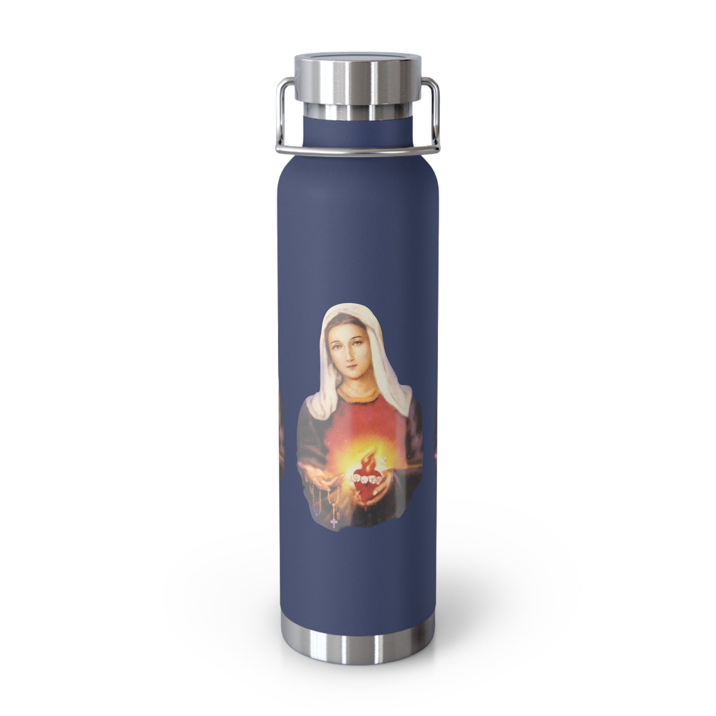Immaculate Heart of Mary Copper Vacuum Insulated Bottle, 22oz