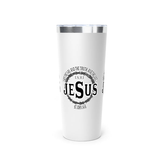 Jesus the Way Copper Vacuum Insulated Tumbler, 22oz