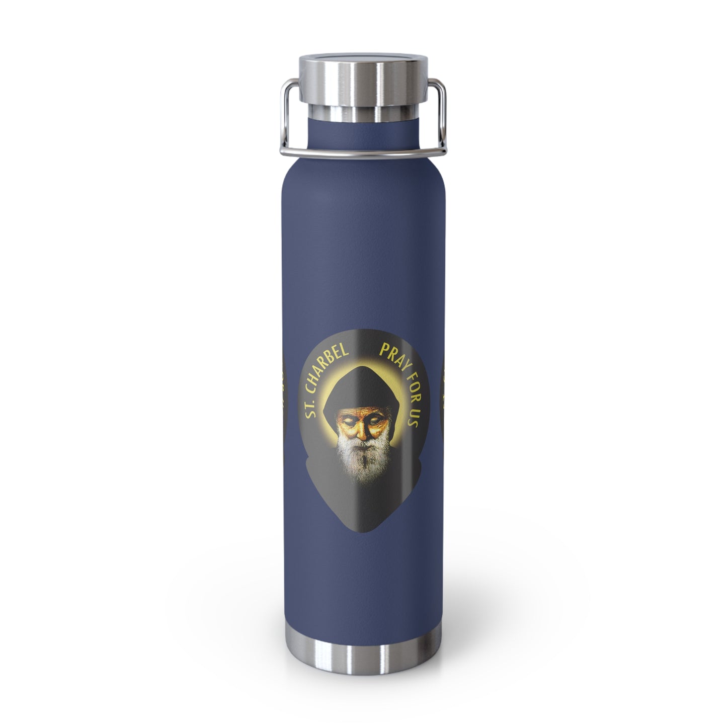St Charbel Copper Vacuum Insulated Bottle, 22oz