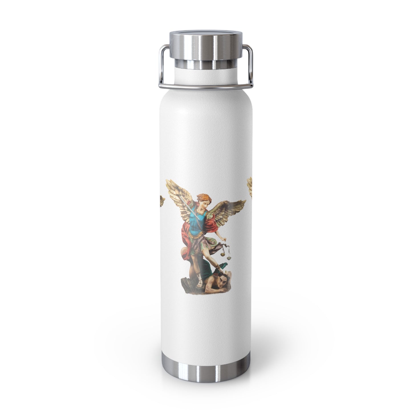St Michael Archangel (Colour) Copper Vacuum Insulated Bottle, 22oz