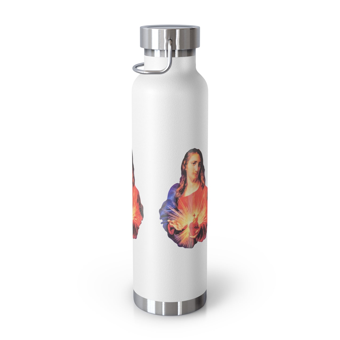 Sacred Heart of Jesus Copper Vacuum Insulated Bottle, 22oz