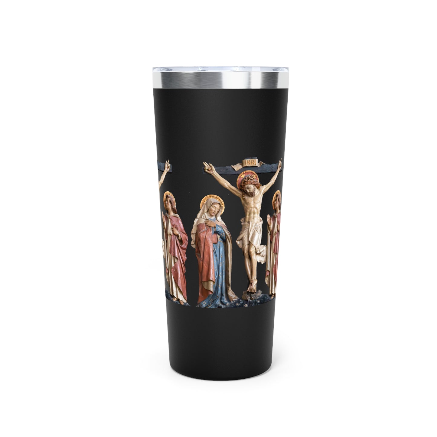 Crucifixion Scene Copper Vacuum Insulated Tumbler, 22oz