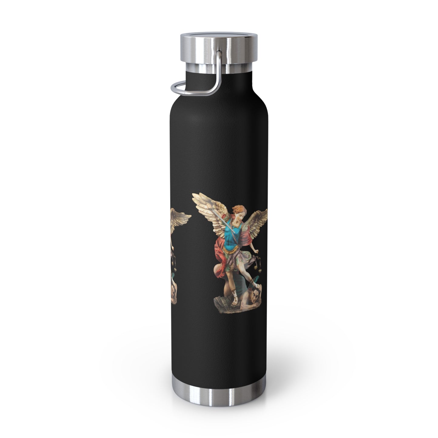 St Michael Archangel (Colour) Copper Vacuum Insulated Bottle, 22oz