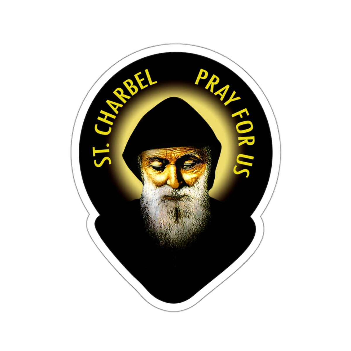 St Charbel Kiss-Cut Stickers