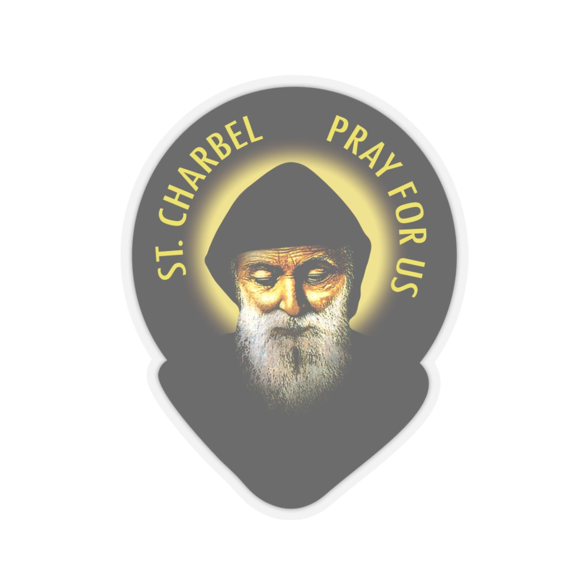 St Charbel Kiss-Cut Stickers
