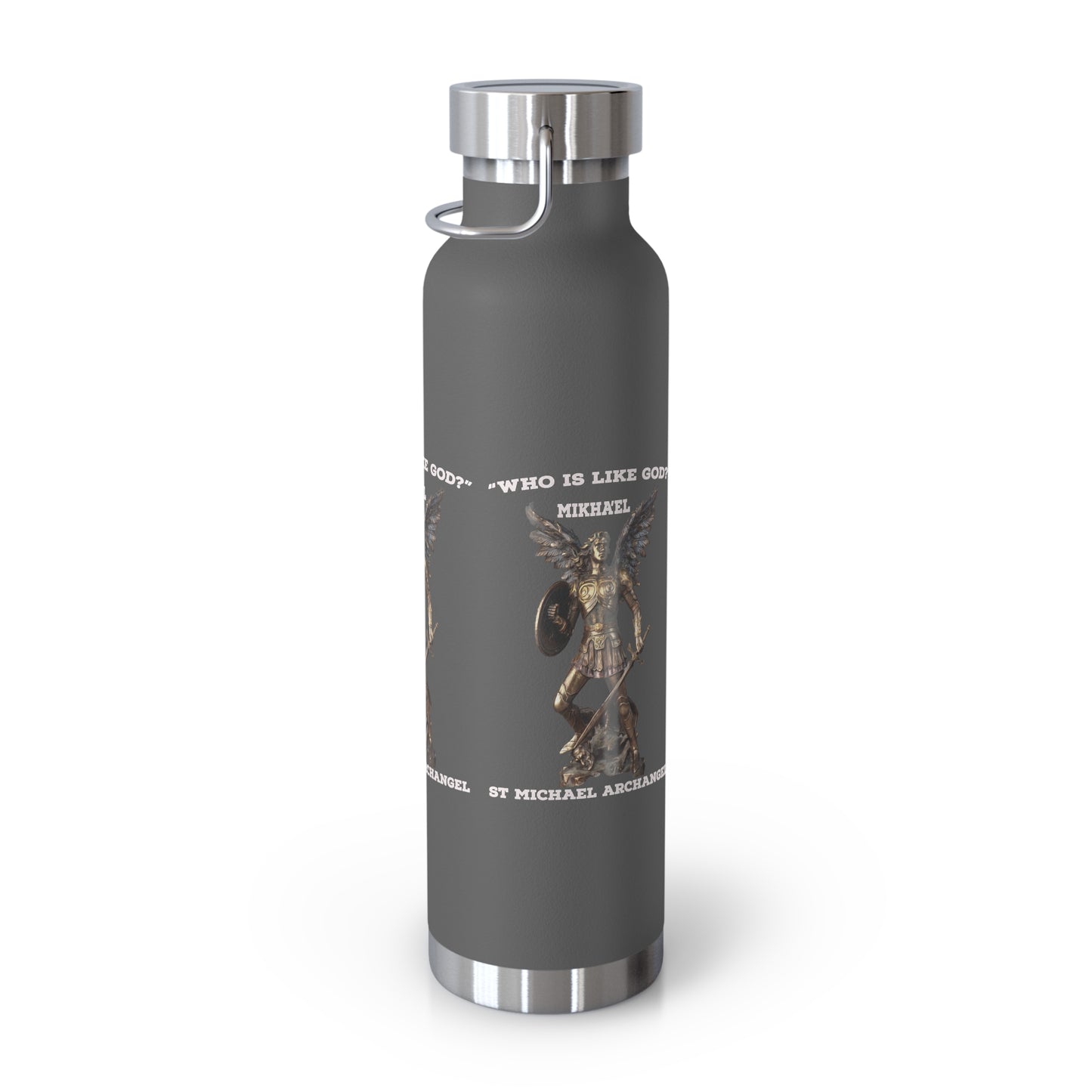 St Michael Archangel Mikhael Copper Vacuum Insulated Bottle, 22oz