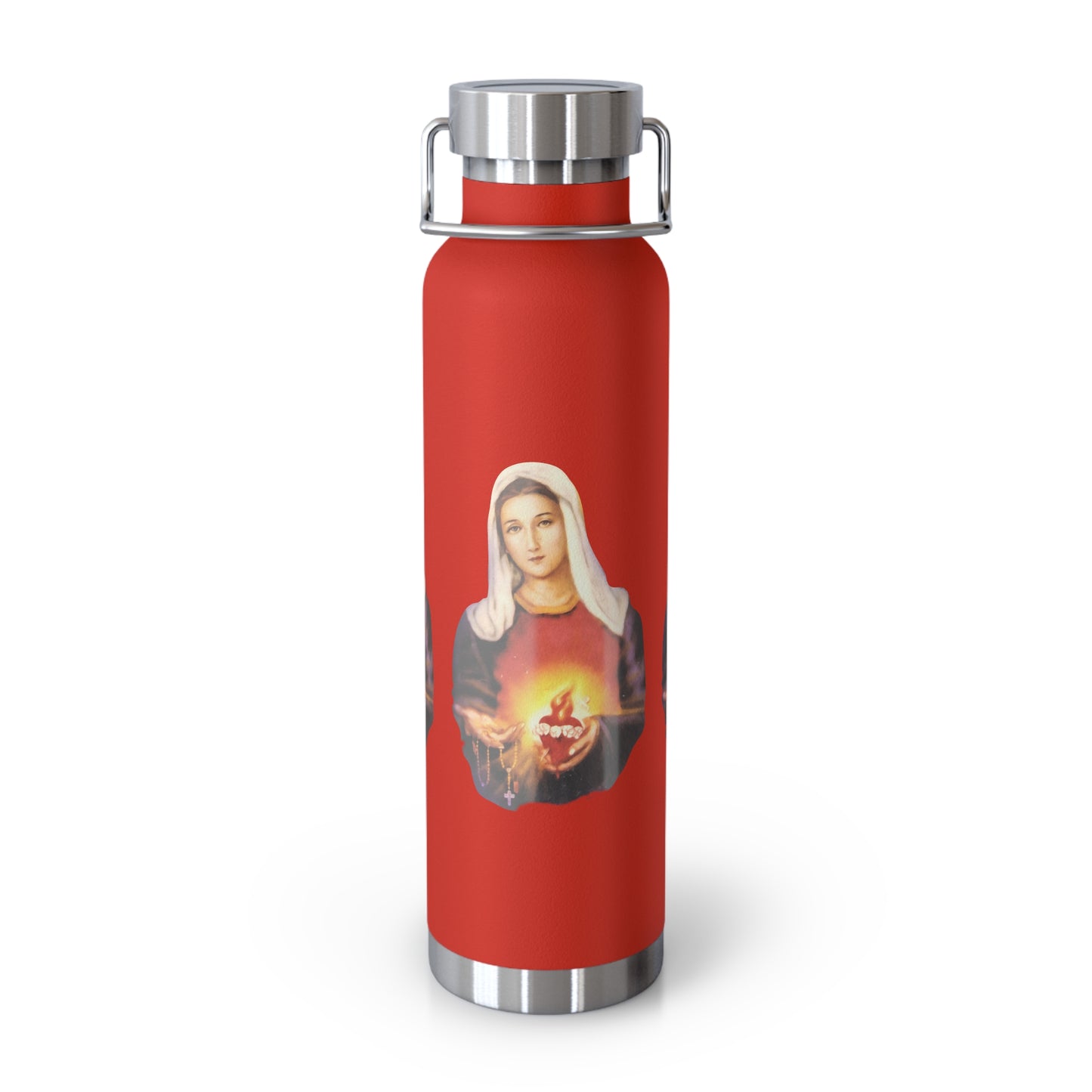 Immaculate Heart of Mary Copper Vacuum Insulated Bottle, 22oz