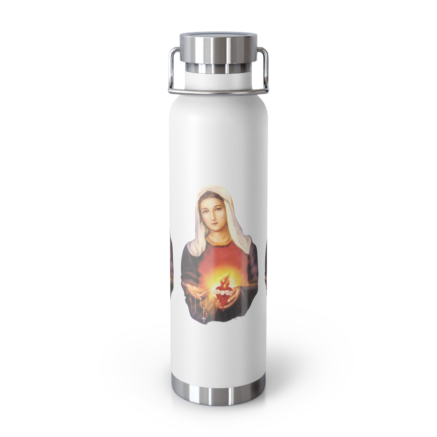 Immaculate Heart of Mary Copper Vacuum Insulated Bottle, 22oz