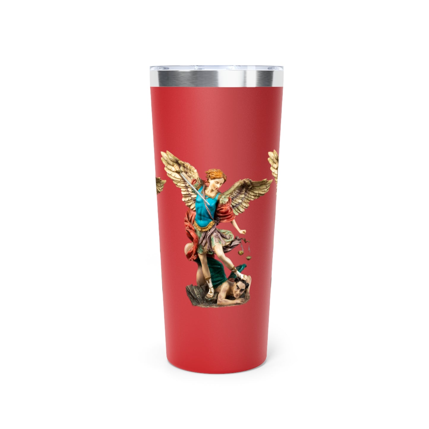 St Michael Archangel (Colour) Copper Vacuum Insulated Tumbler, 22oz