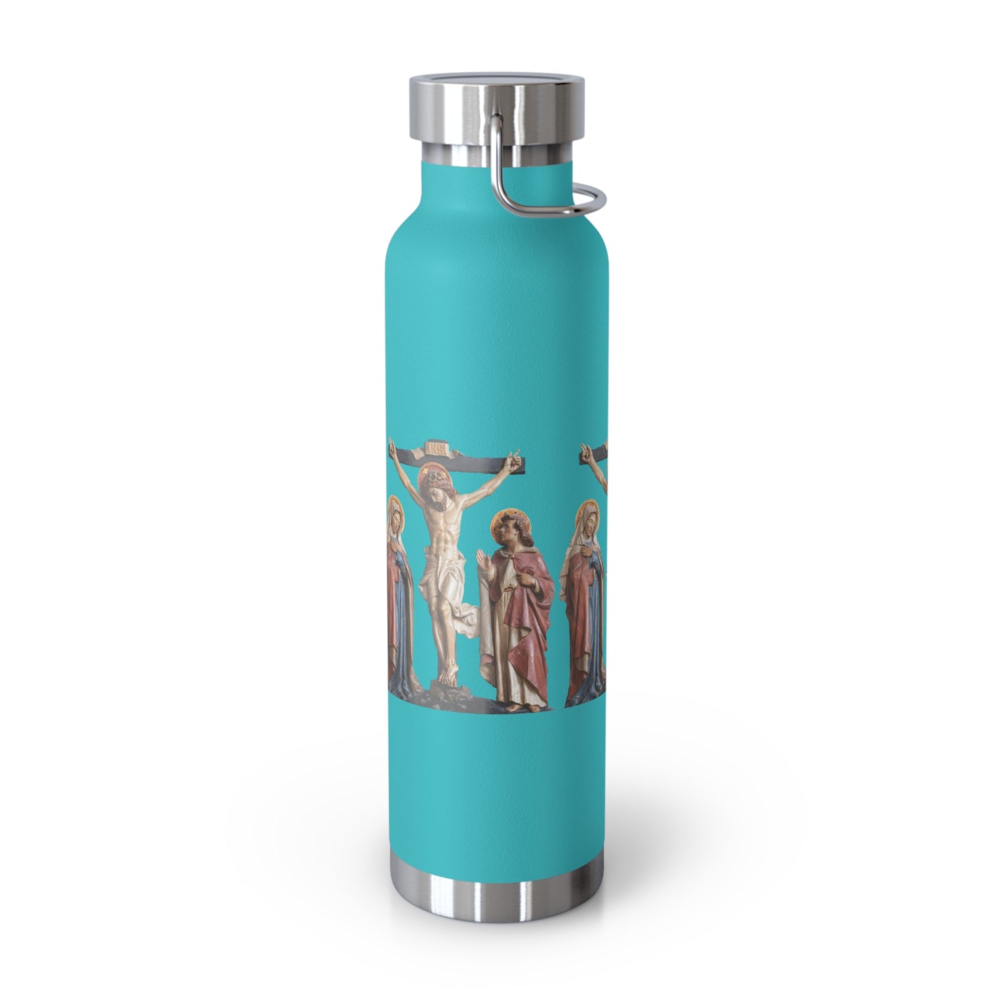 Crucifixion Scene Copper Vacuum Insulated Bottle, 22oz
