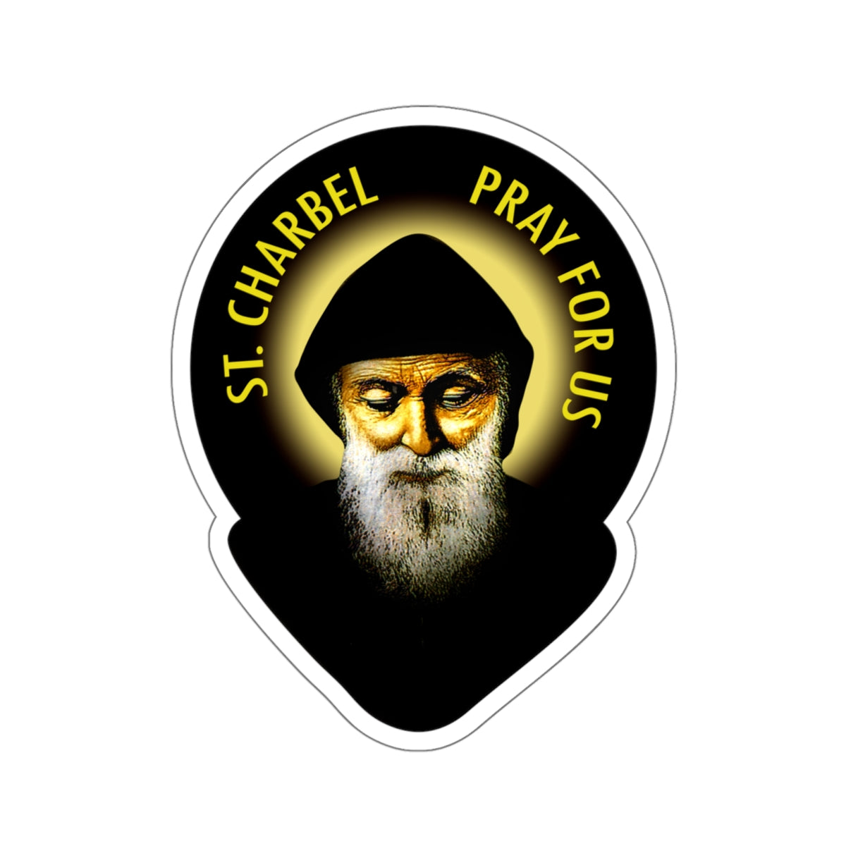 St Charbel Kiss-Cut Stickers
