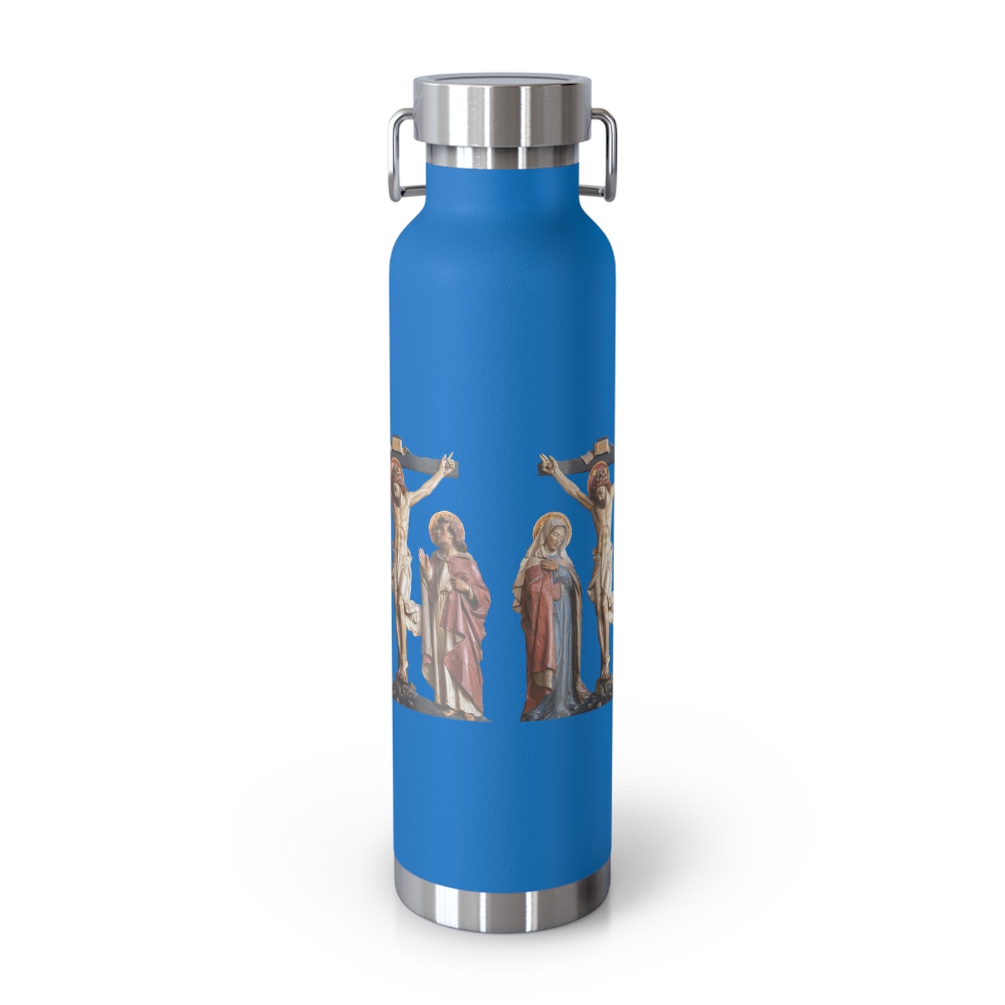 Crucifixion Scene Copper Vacuum Insulated Bottle, 22oz