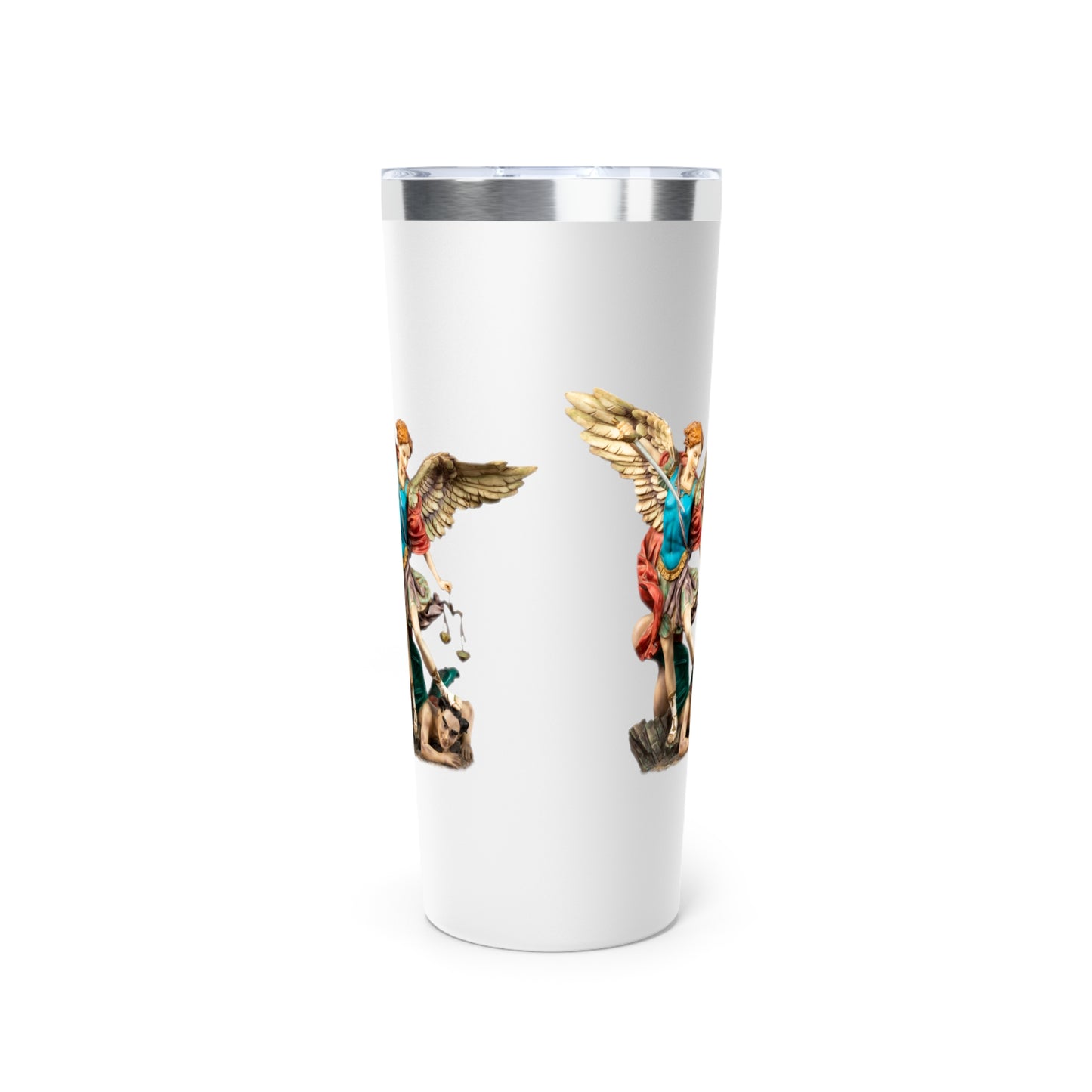 St Michael Archangel (Colour) Copper Vacuum Insulated Tumbler, 22oz