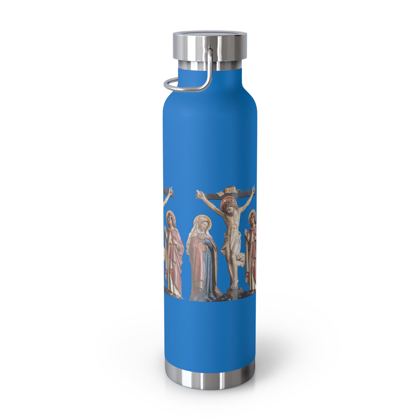 Crucifixion Scene Copper Vacuum Insulated Bottle, 22oz