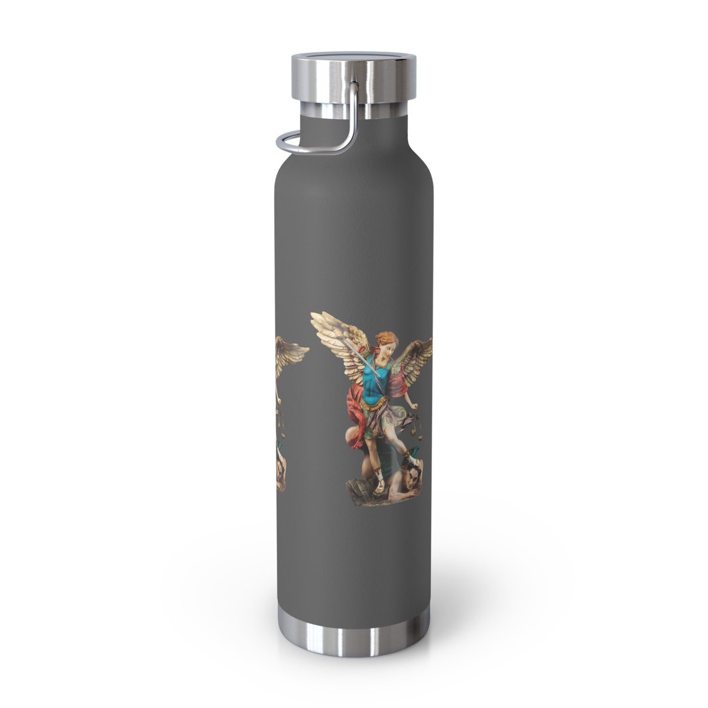 St Michael Archangel (Colour) Copper Vacuum Insulated Bottle, 22oz