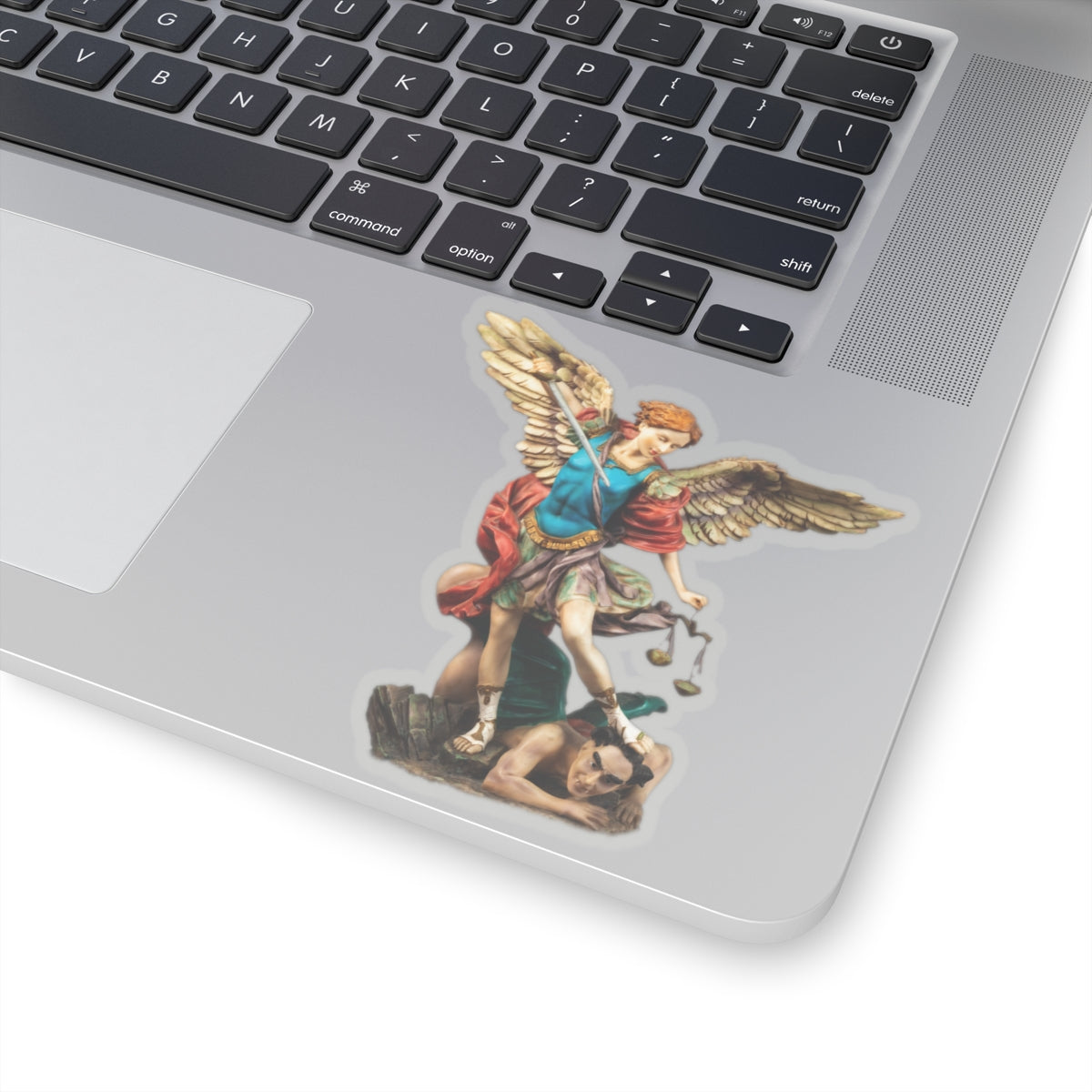 St Michael Archangel (colour) Kiss-Cut Stickers