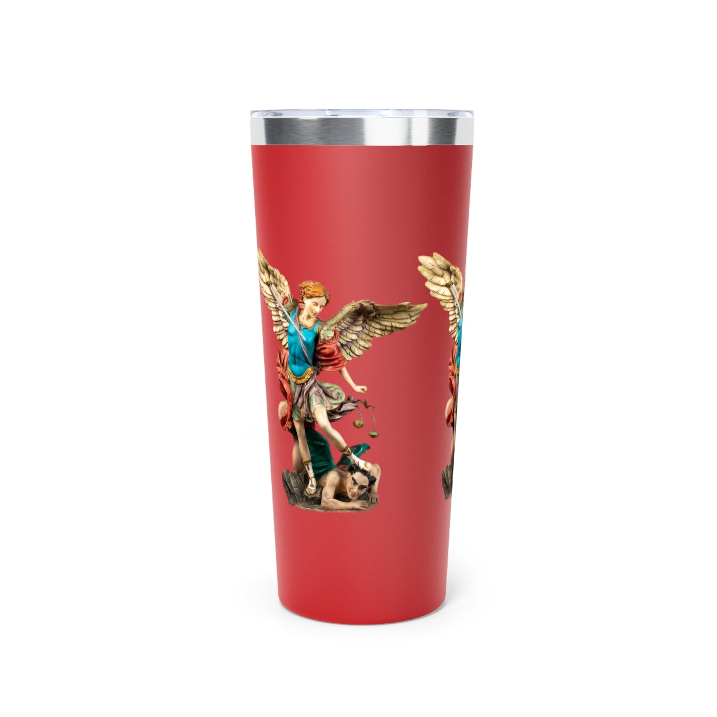 St Michael Archangel (Colour) Copper Vacuum Insulated Tumbler, 22oz