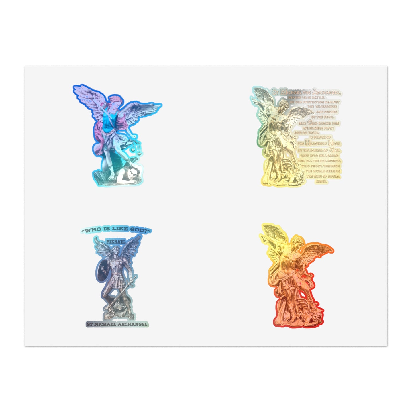 St Michael Archangel Collection Sticker Sheets