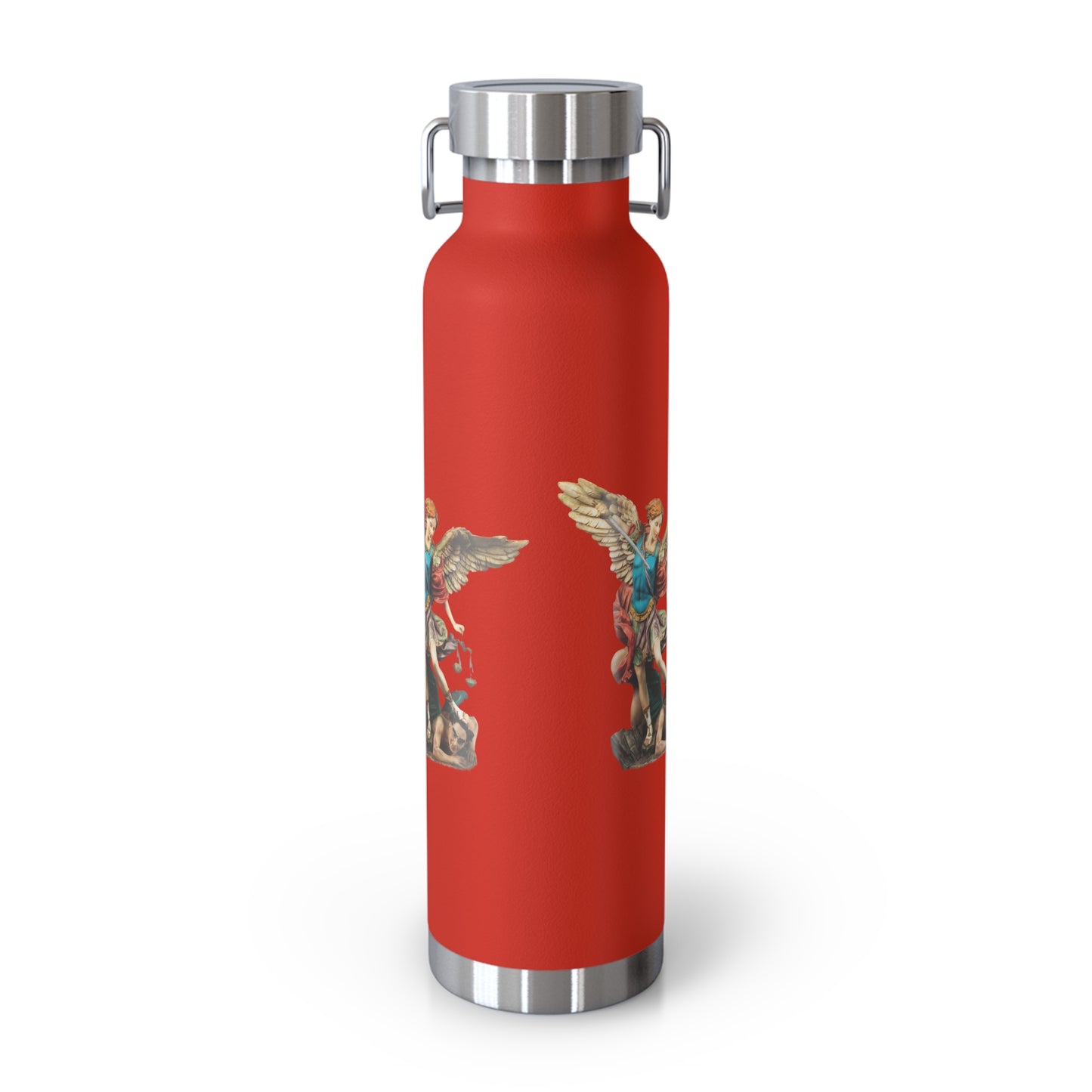 St Michael Archangel (Colour) Copper Vacuum Insulated Bottle, 22oz