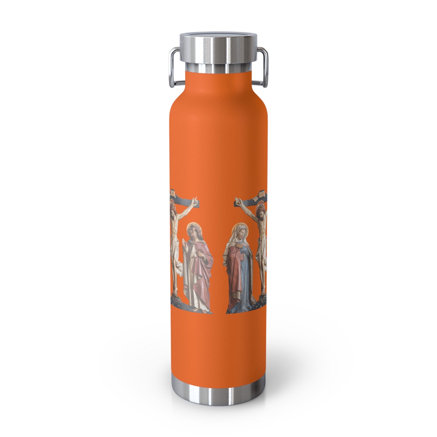 Crucifixion Scene Copper Vacuum Insulated Bottle, 22oz