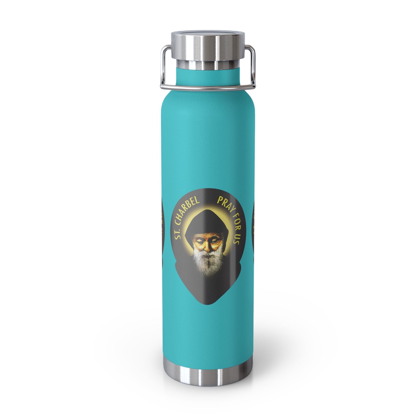 St Charbel Copper Vacuum Insulated Bottle, 22oz