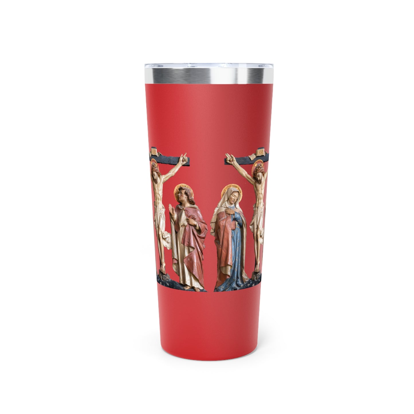 Crucifixion Scene Copper Vacuum Insulated Tumbler, 22oz