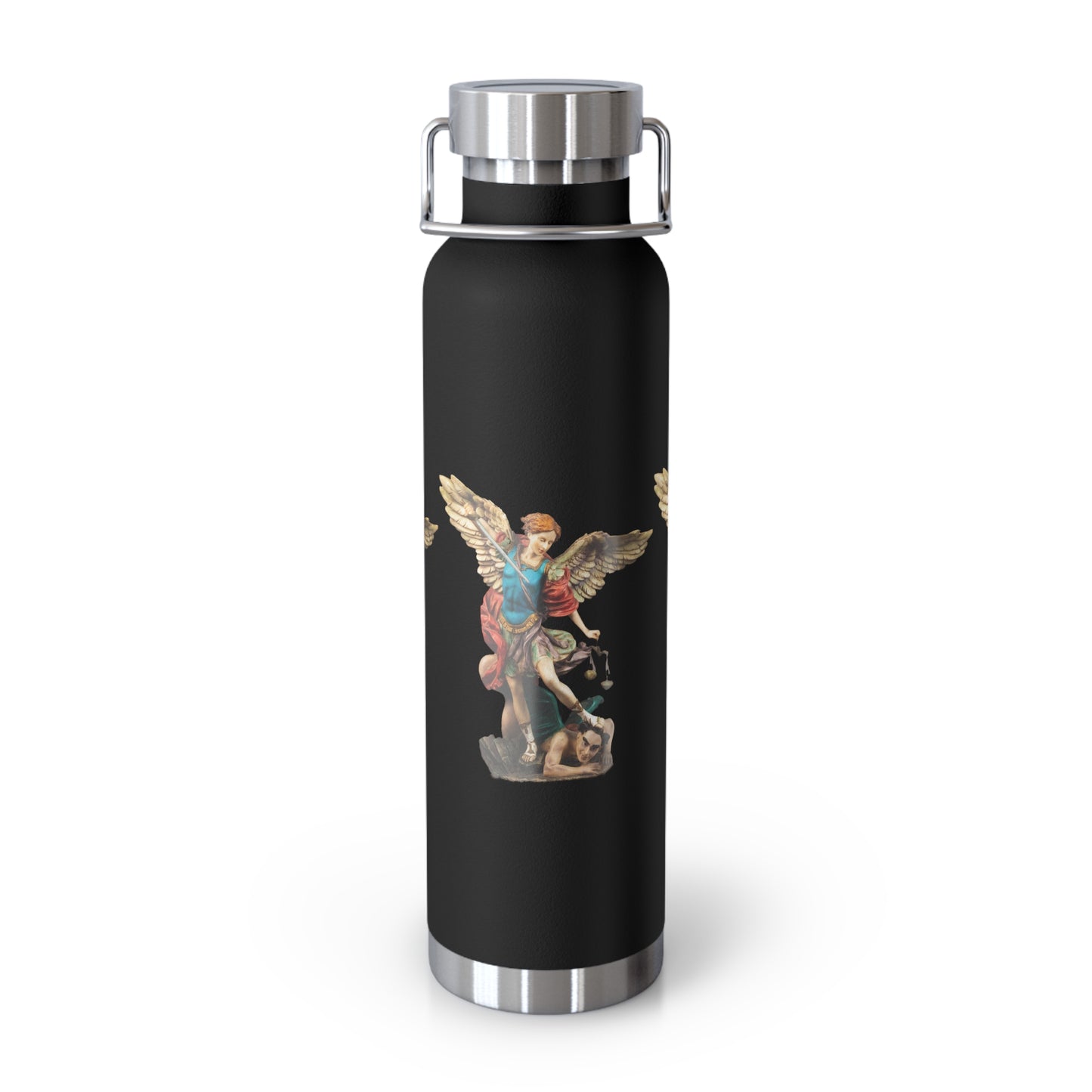 St Michael Archangel (Colour) Copper Vacuum Insulated Bottle, 22oz