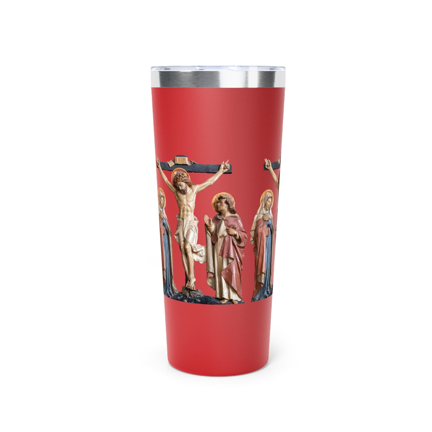 Crucifixion Scene Copper Vacuum Insulated Tumbler, 22oz