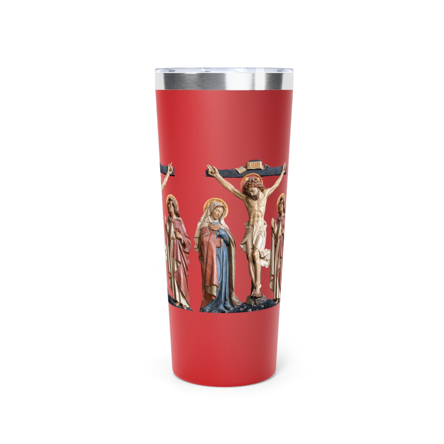 Crucifixion Scene Copper Vacuum Insulated Tumbler, 22oz