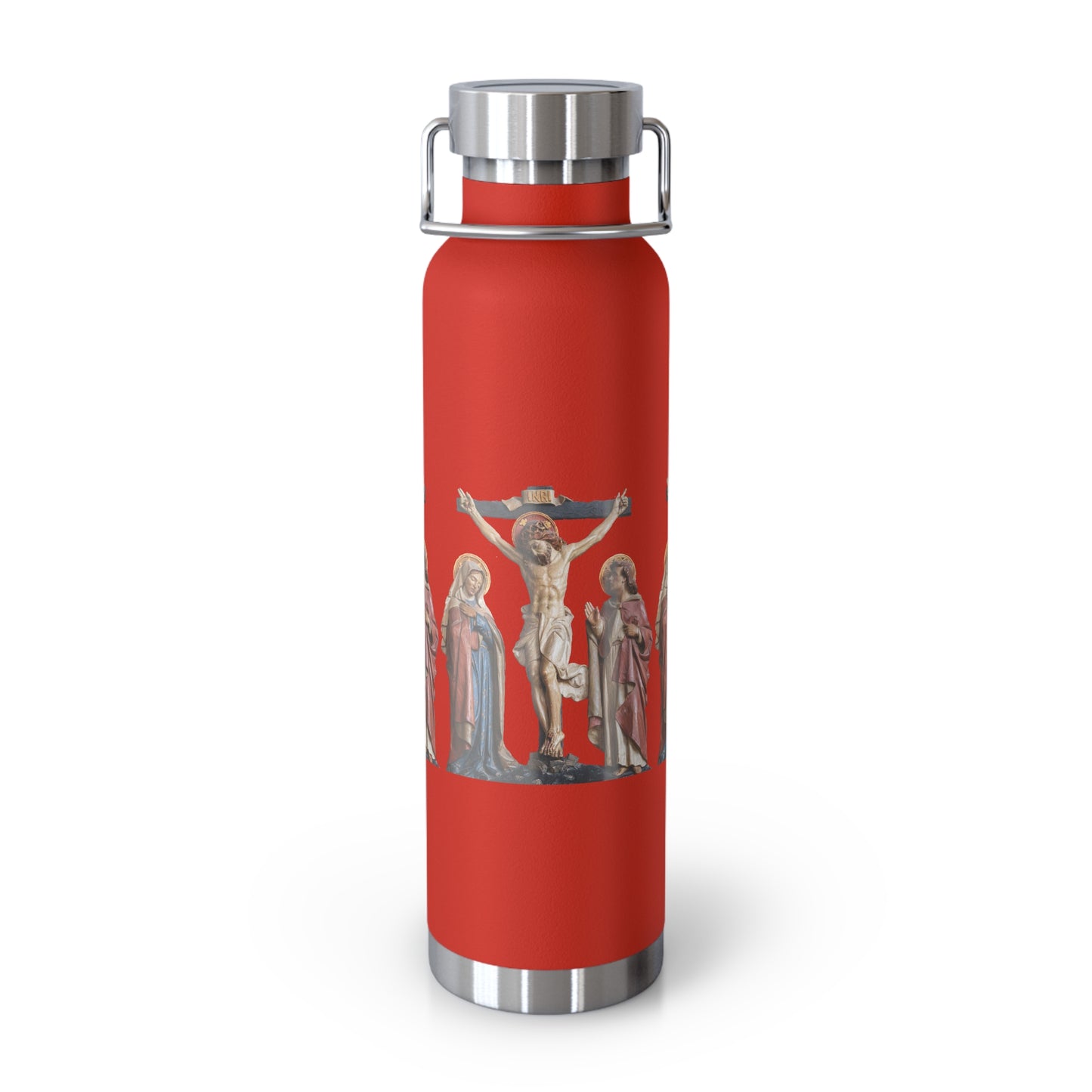 Crucifixion Scene Copper Vacuum Insulated Bottle, 22oz