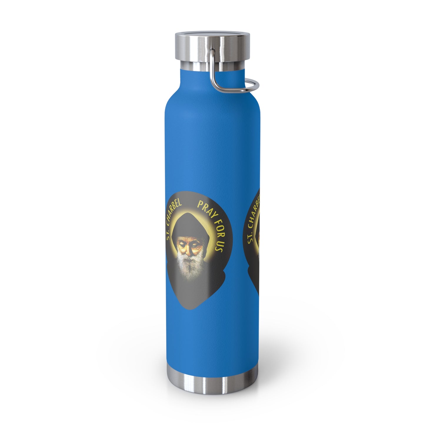 St Charbel Copper Vacuum Insulated Bottle, 22oz