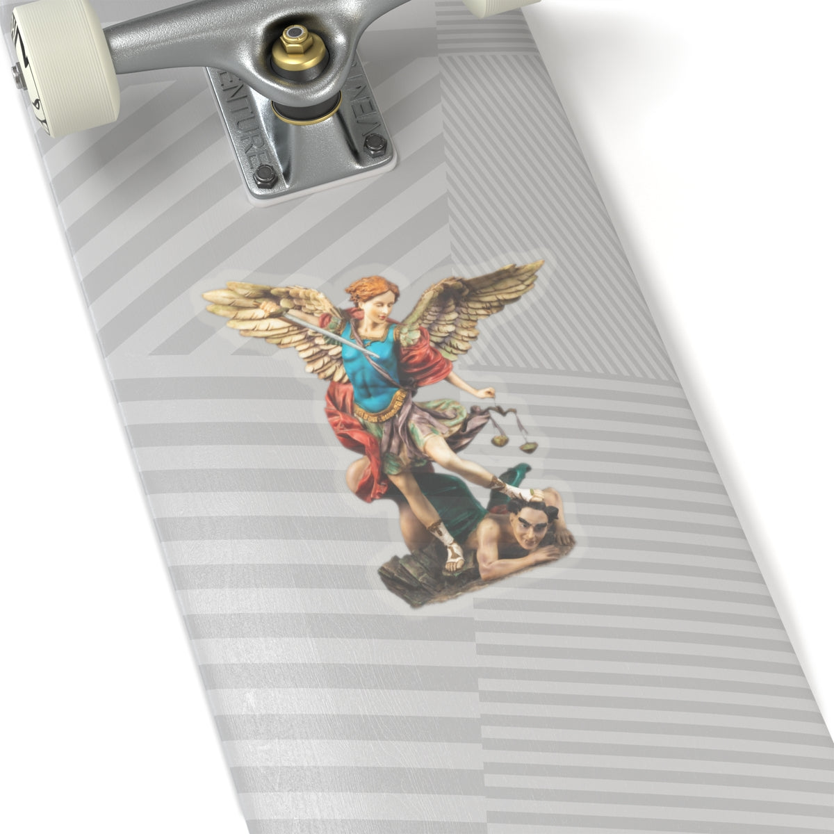 St Michael Archangel (colour) Kiss-Cut Stickers