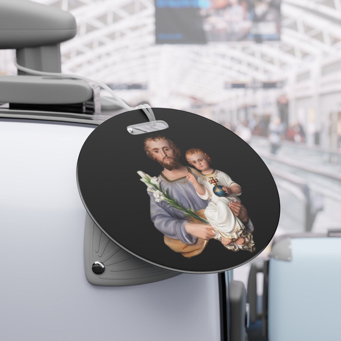 St Joseph Luggage Tags