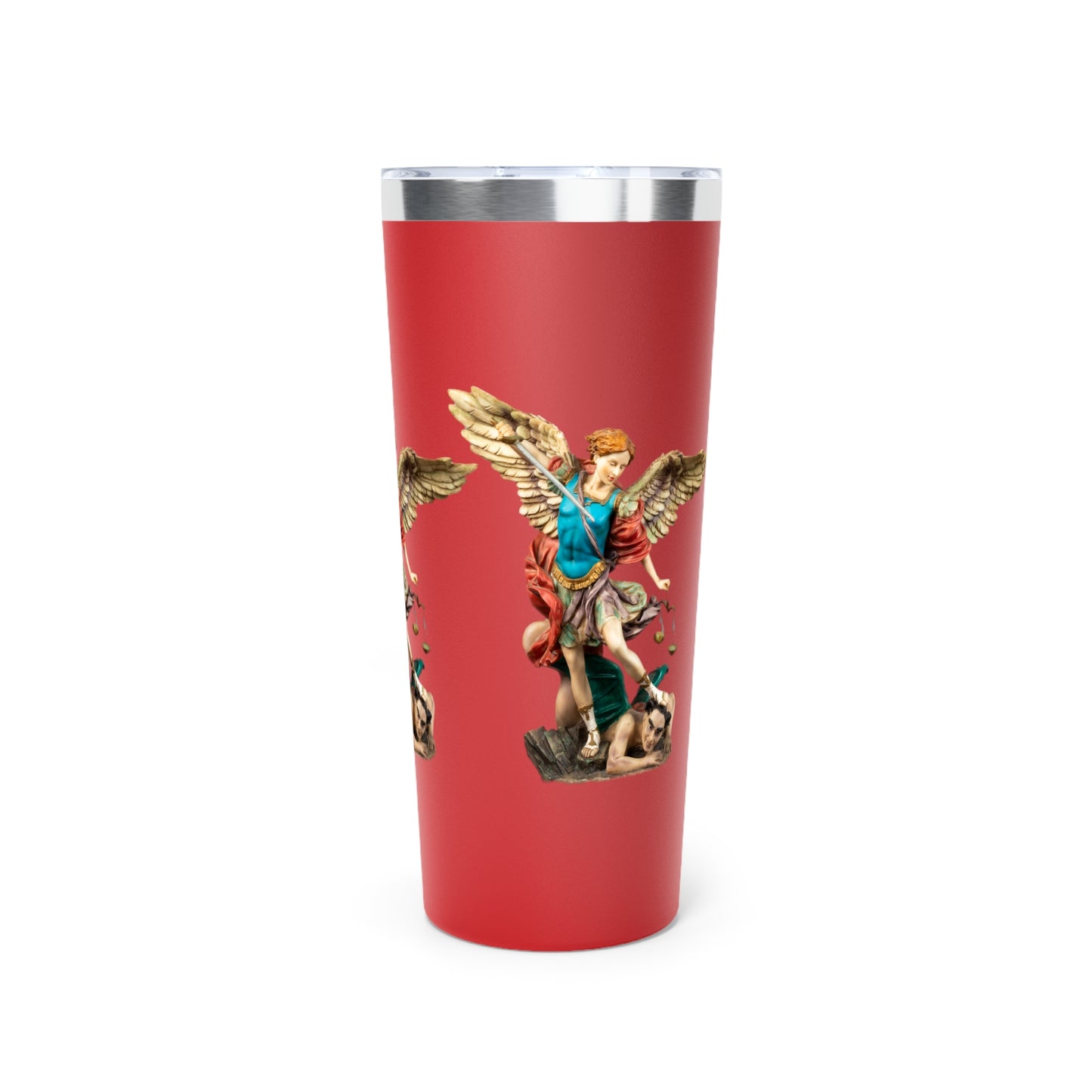 St Michael Archangel (Colour) Copper Vacuum Insulated Tumbler, 22oz