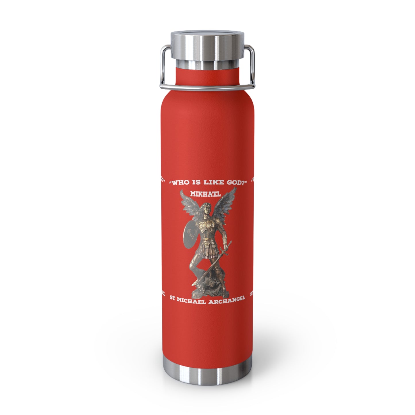 St Michael Archangel Mikhael Copper Vacuum Insulated Bottle, 22oz