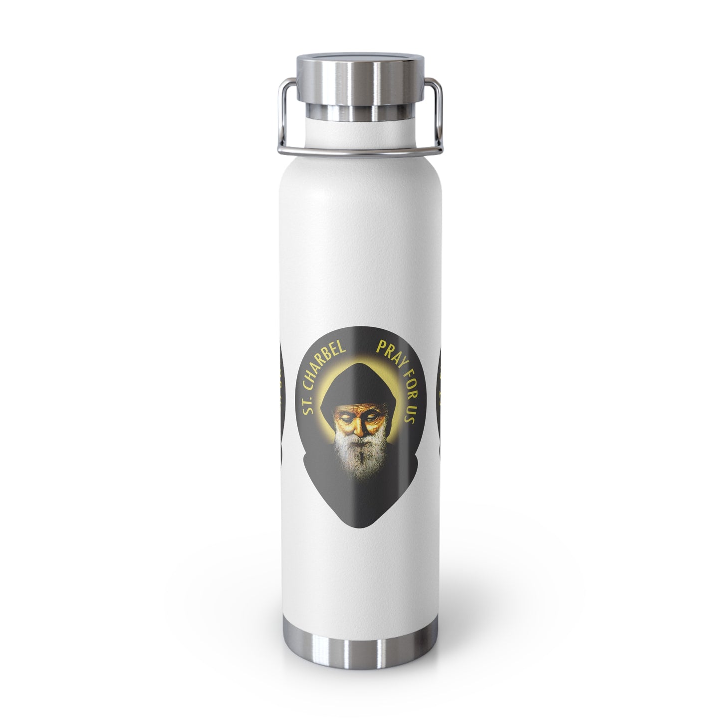 St Charbel Copper Vacuum Insulated Bottle, 22oz