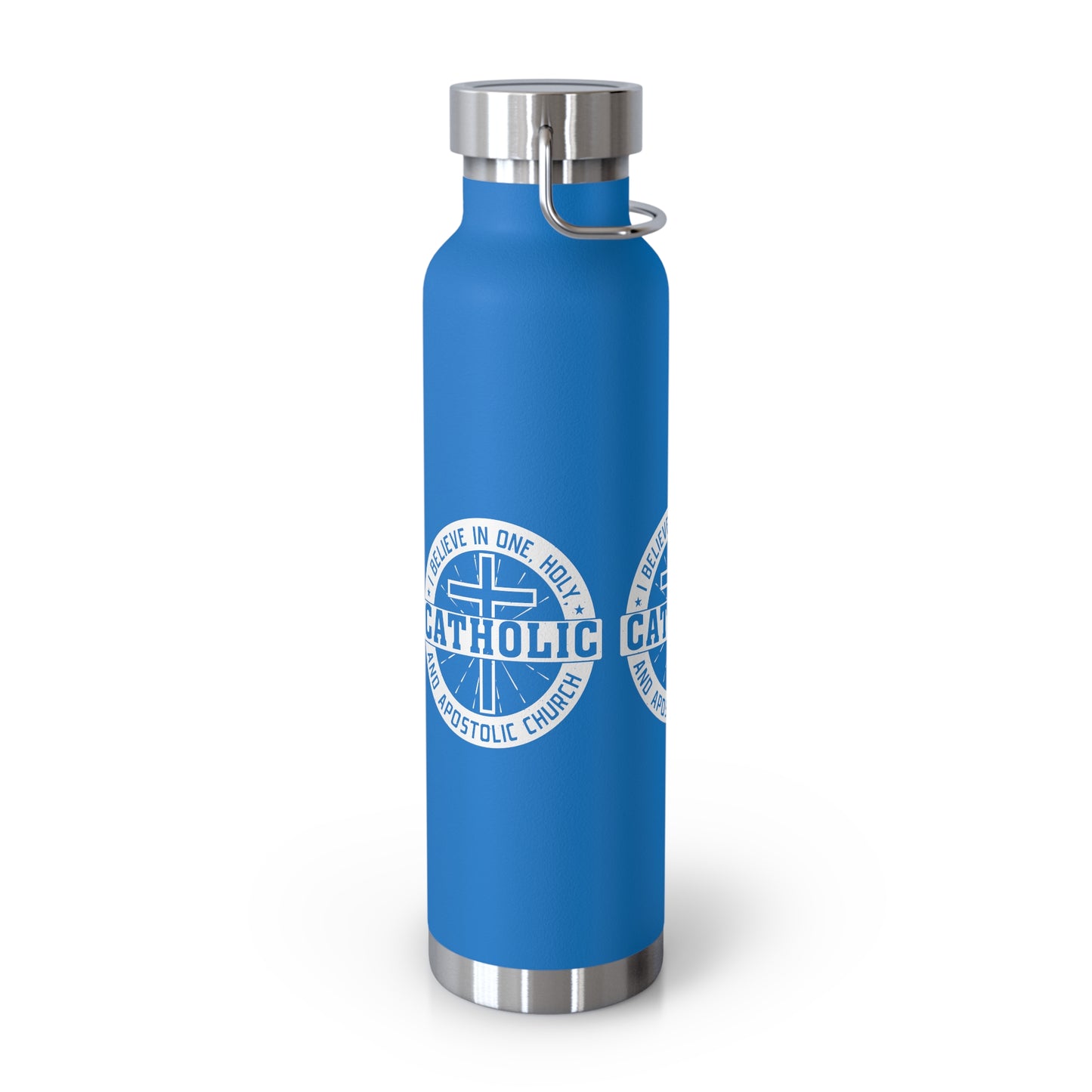 I Believe in One, Holy, Catholic and Apostolic Church Copper Vacuum Insulated Bottle, 22oz