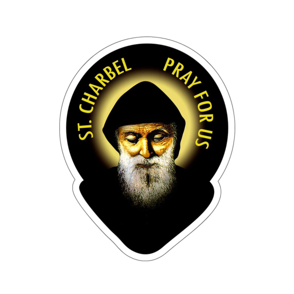 St Charbel Kiss-Cut Stickers