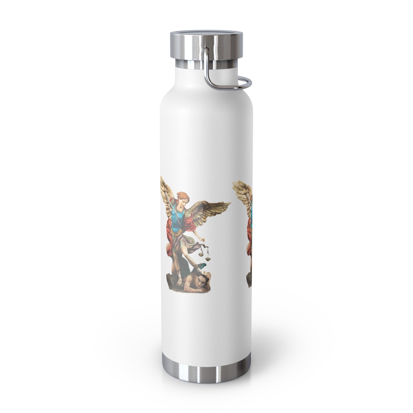 St Michael Archangel (Colour) Copper Vacuum Insulated Bottle, 22oz