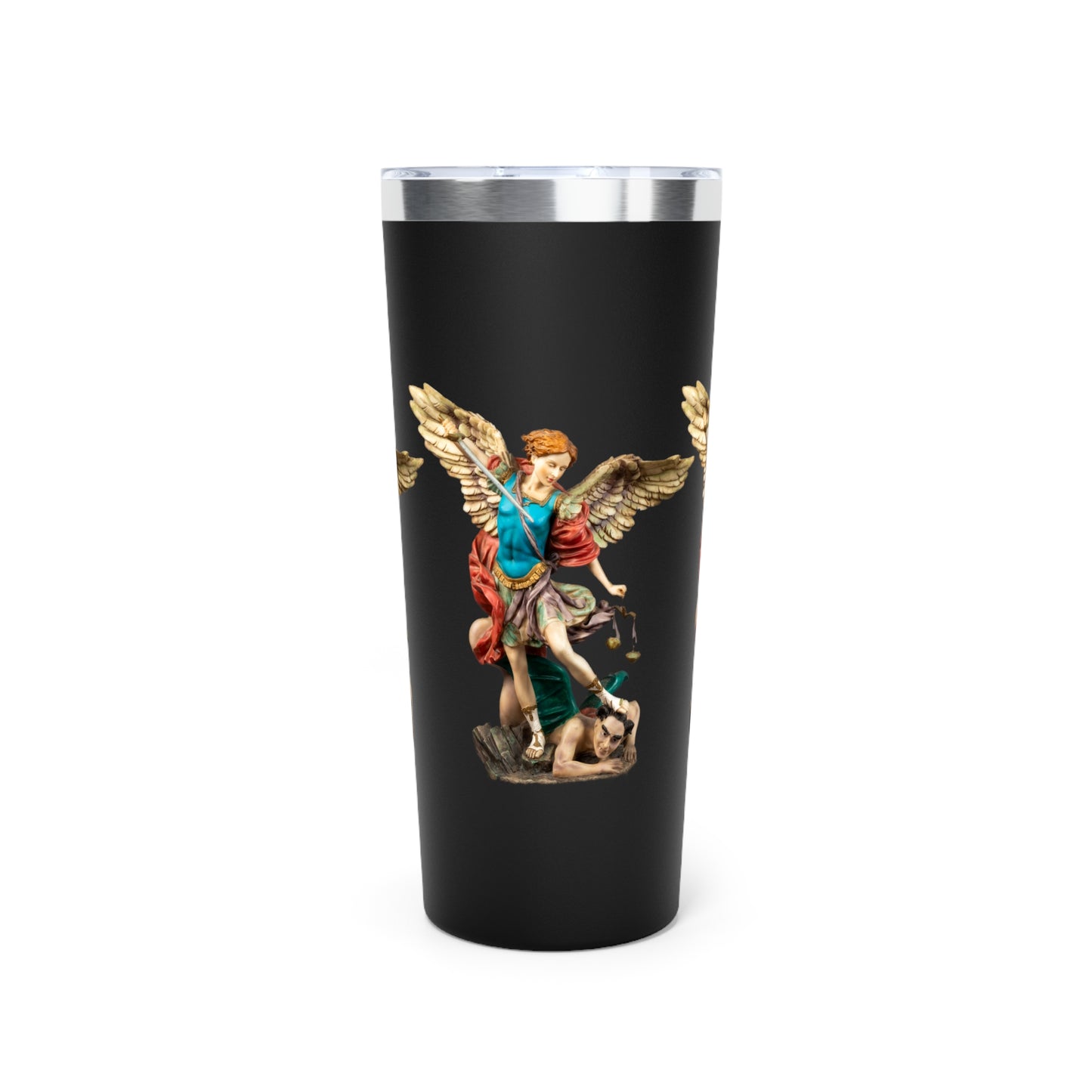 St Michael Archangel (Colour) Copper Vacuum Insulated Tumbler, 22oz