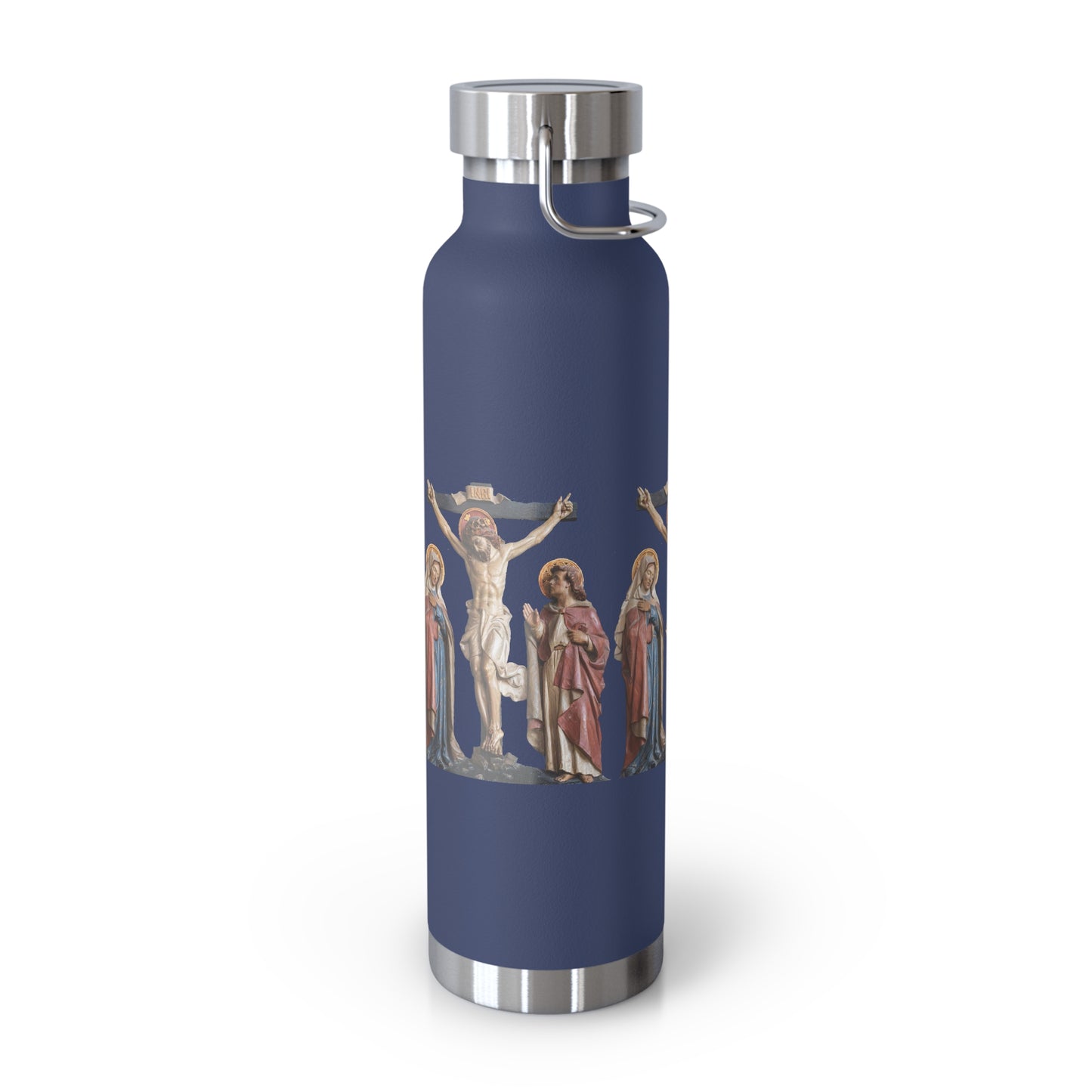 Crucifixion Scene Copper Vacuum Insulated Bottle, 22oz