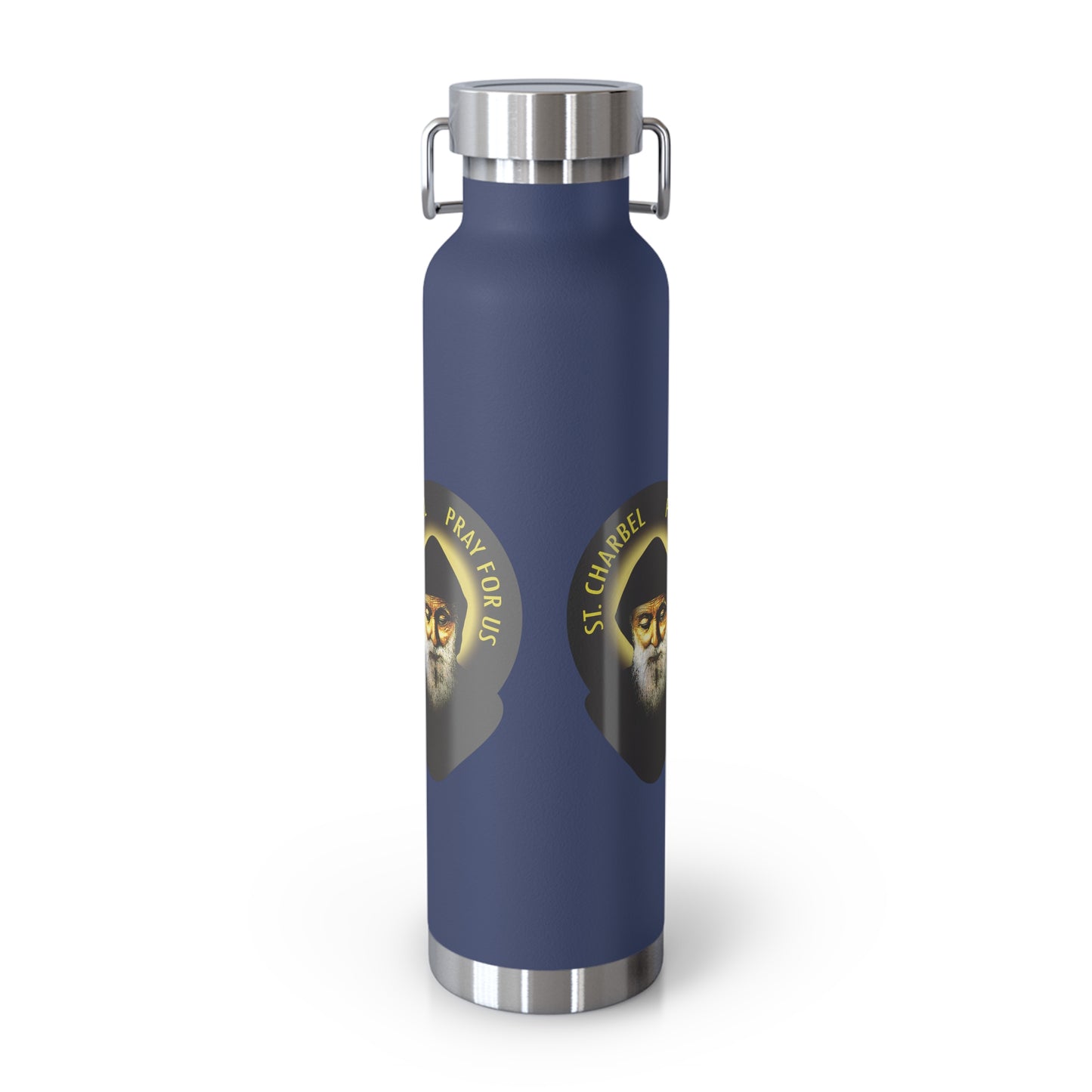 St Charbel Copper Vacuum Insulated Bottle, 22oz