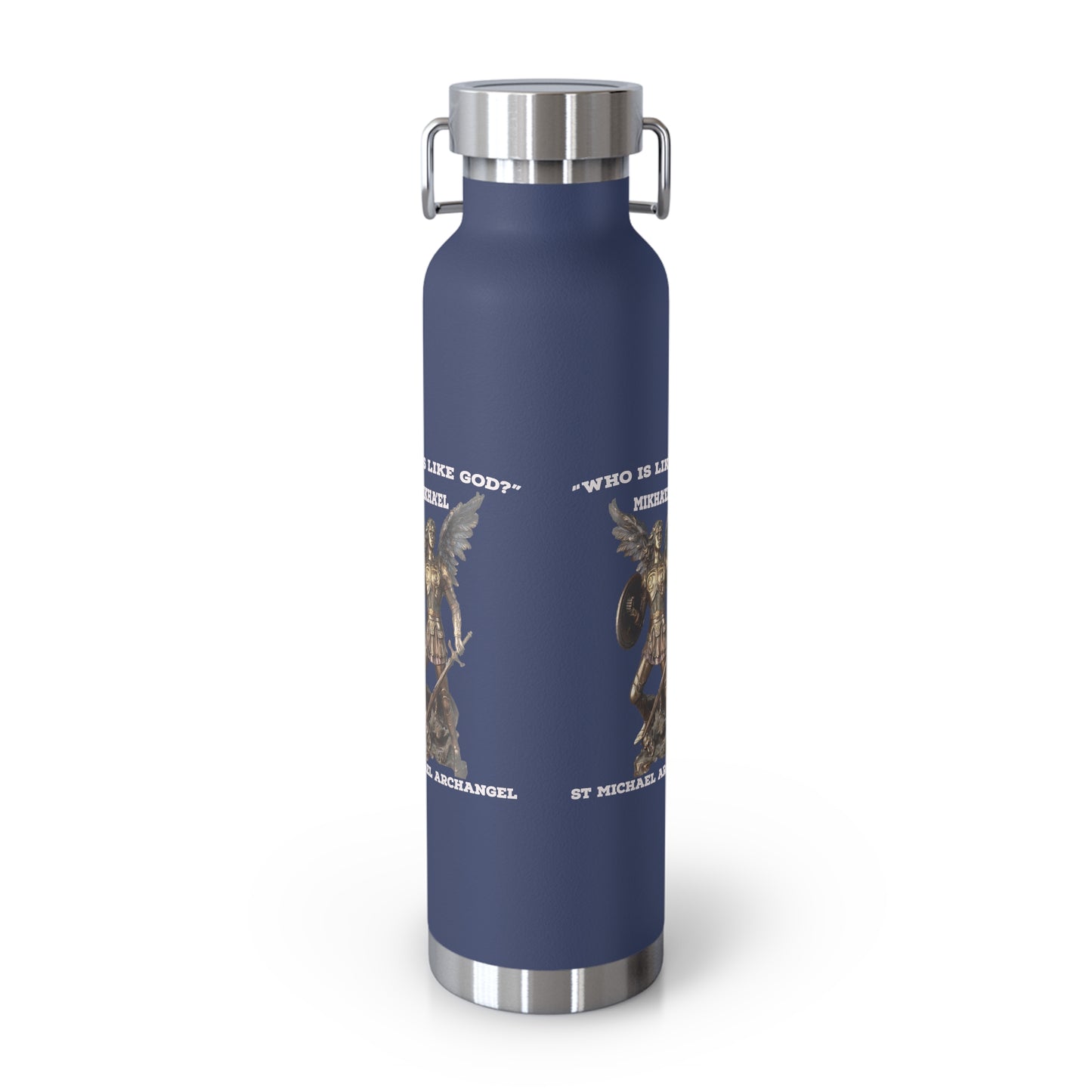 St Michael Archangel Mikhael Copper Vacuum Insulated Bottle, 22oz