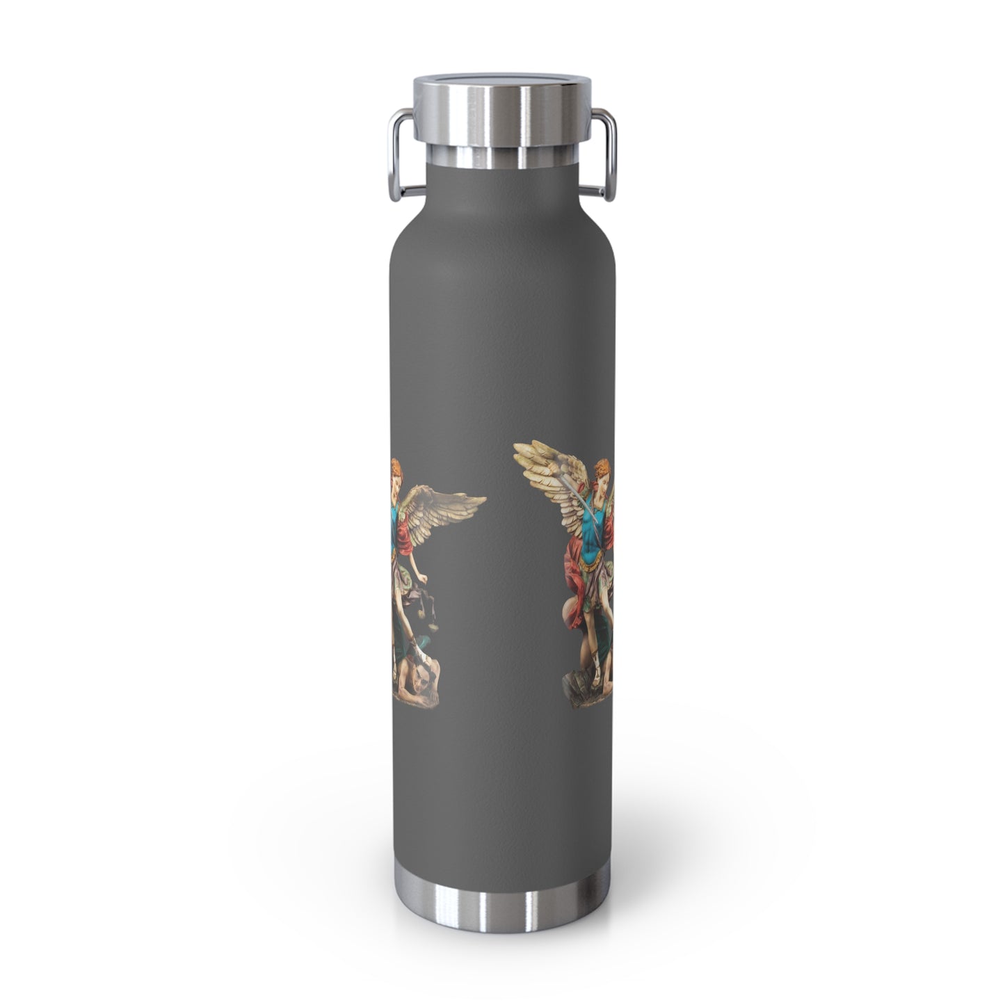 St Michael Archangel (Colour) Copper Vacuum Insulated Bottle, 22oz